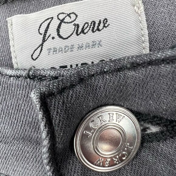 J. Crew Women's Gray Mid-Rise Toothpick Skinny‎ Stretch Ankle Jeans Size 26 - Picture 4 of 16